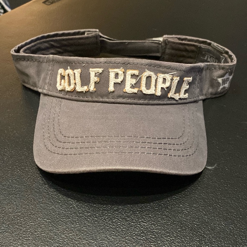 Golf People visor, dark gray